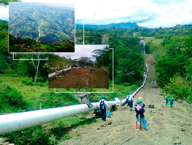 Loops Fase II, Proyecto de Expansion del Gasoducto desde Cusiana  TGI
